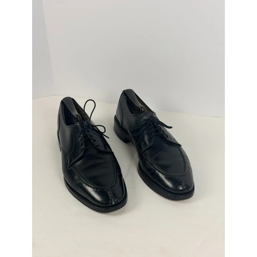 Allen Edmonds Bradley Black Leather Algonquin Split Toe Derby Shoes 10.5 B USA